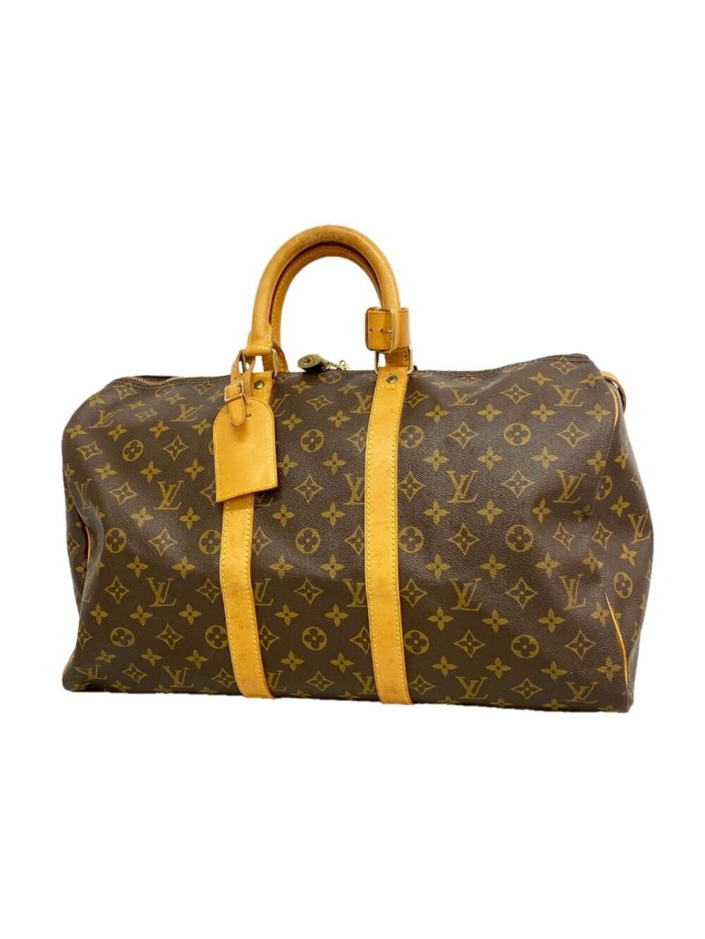 Louis Vuitton Boston Bag Monogram Keepall 45 Brown